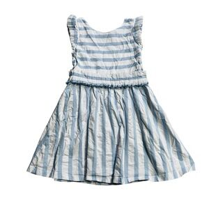 btween Light Blue and White Striped Dress